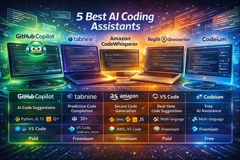 2026 के 5 Best AI Coding Assistant