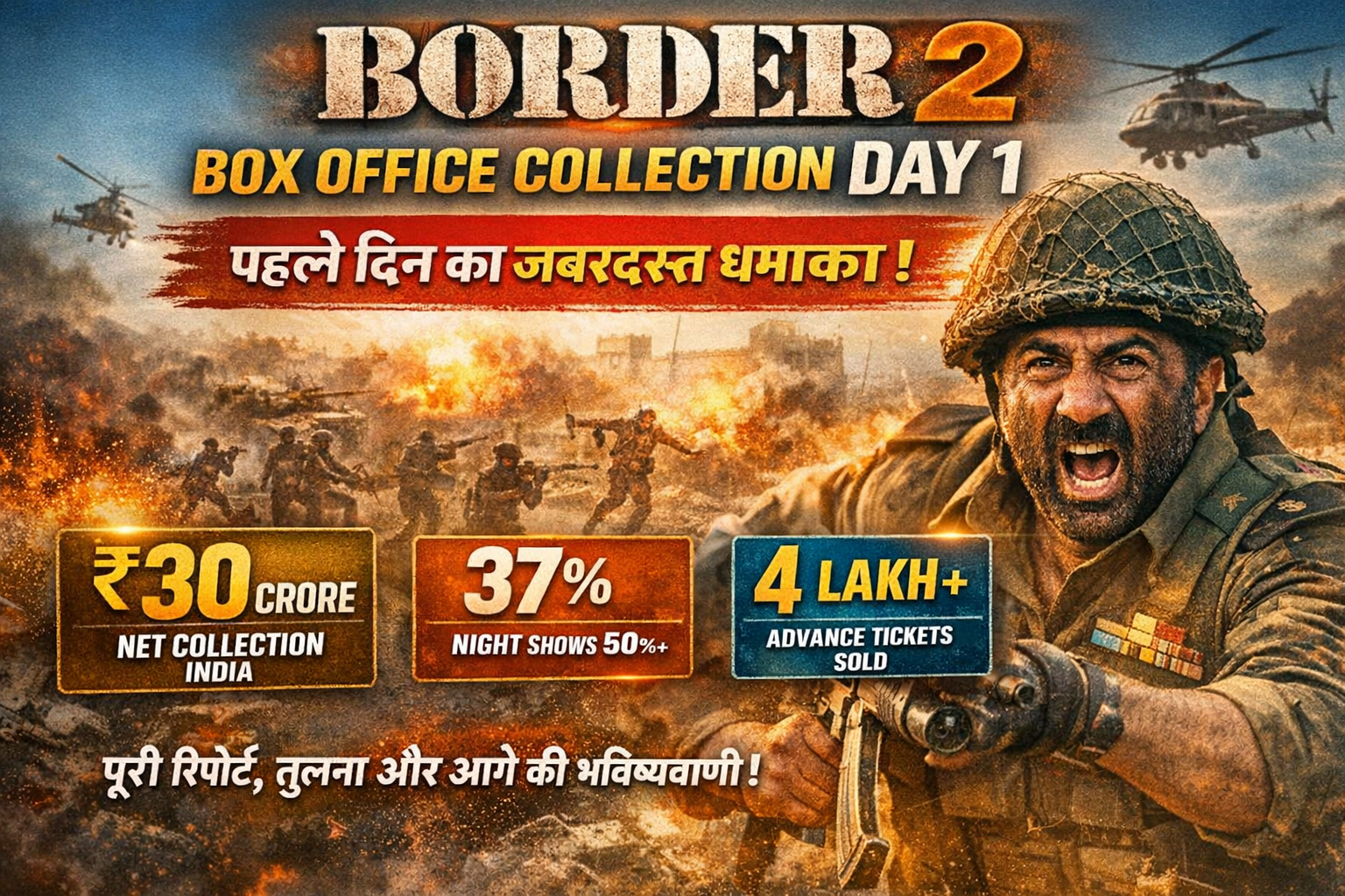 Border 2 Box Office Collection Day 1