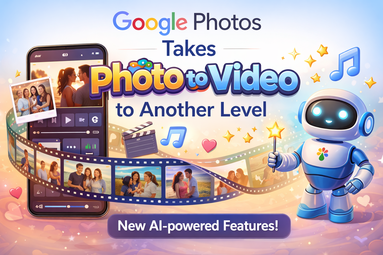 Google Photos photo to video
