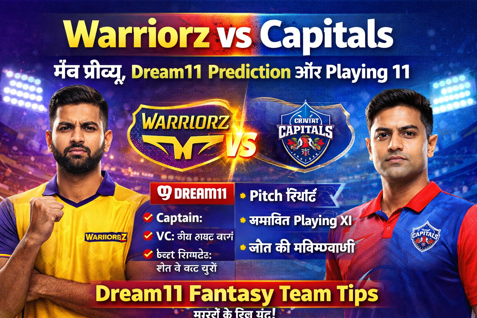 Warriorz vs Capitals