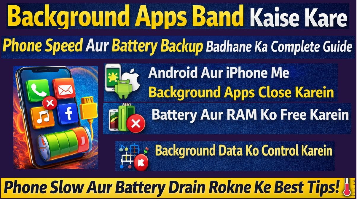 Background Apps Band Kaise Kare