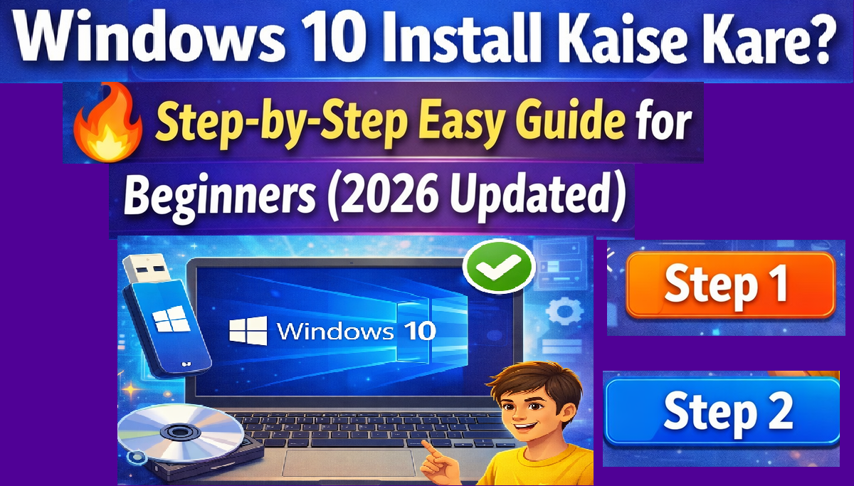 Windows 10 Install Kaise Kare